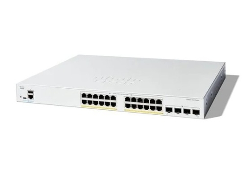C1300-24FP-4GCisco Switches Cisco Switches 24x 10/100/1000 θύρες PoE+ με προϋπολογισμό ισχύος 370W