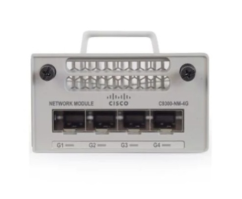 C9300 NM 4G Catalyst 9300 Series Modules & Cards Catalyst 9300 4 x 1GE Μονάδα δικτύου για πύλες ανοικτής σύνδεσης των Cisco Catalyst 9300 Series Switches
