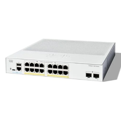 Cisco C1200-16P-2G - Cisco Switches 16x 10/100/1000 PoE+ θύρες με 120W ενεργειακό προϋπολογισμό, 2x Gigabit SFP, ράκ-εγκαταστήματα