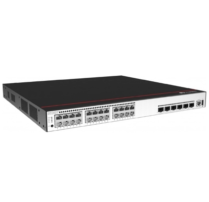 S5735-S24P4XE-V2 24*10/100/1000 SFP θύρες 4*10GE SFP+ θύρες 2*12GE Stack θύρες PoE+ χωρίς μονάδα ισχύος