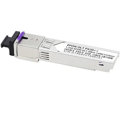 EPON OLT PX20+ 20km Tx 1490nm 1.25G Rx 1310nm 1.25G SFP Σχήμα-παράγοντας SC/UPC Συνδετήρας υποδοχής