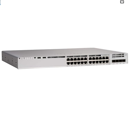 C9200L-24T-4X-E Cisco Switch Catalyst 9200L 24 θύρες Δεδομένα 4x10G Uplink Switch Network Essentials
