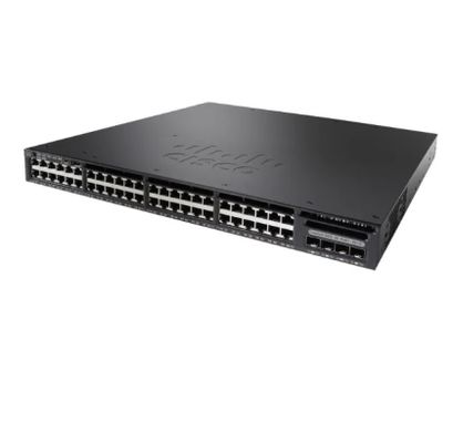 WS-C3650-48FS-S Cisco Catalyst 3650 48 * 10/100/1000 θύρες Ethernet - Full PoE - 4 x 1G Uplinks - Layer 3 switching - IP Base - διαχειριζόμενος