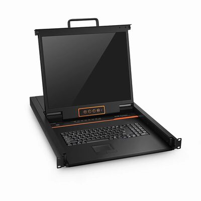 Διακόπτης USB KVM 8 θυρών x1 χρήστη VGA 1U Rack-Mount με LED 19", 8 x VGA καλώδια περιλαμβάνονται