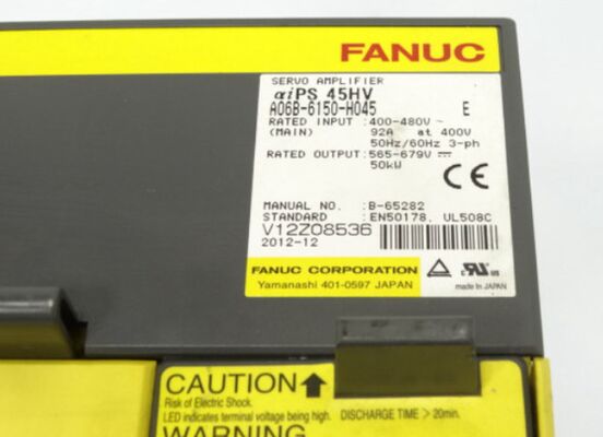 Fanuc A06B-6151-H045 Μονάδα ενισχυτή άξονα Alpha i AiSP-45HV