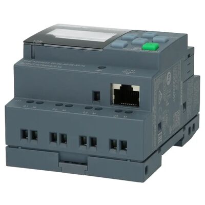Siemens LOGO! 24CE PLC Logic Module με 8 Ψηφιακές Εισόδους 4 Τρανζίστορ Εξόδους και Ενσωματωμένο Ethernet για Βιομηχανικό Έλεγχο