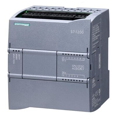 Μονάδα PLC Siemens 6ES7212-1AE40-0XB0 S7-1200 CPU 1212C με 8 Ψηφιακές Εισόδους, 6 Τρανζίστορ Εξόδους και Επικοινωνία PROFINET