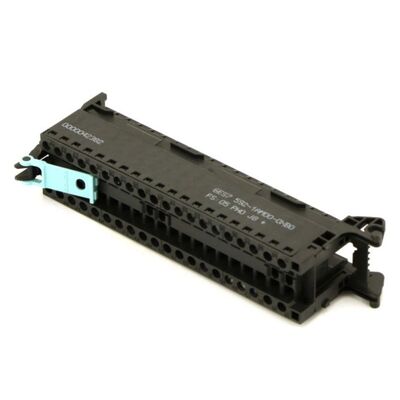 Siemens 6ES7592-1AM00-0XB0 SIMATIC S7-1500 Προσωρινός σύνδεσμος με τερματικό βίδες 40 πινών για πλάτος 35 mm και 4 πιθανές γέφυρες