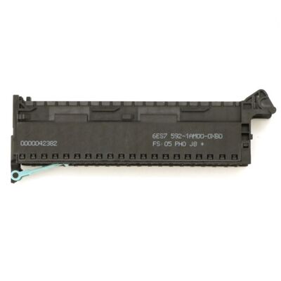 Siemens 6ES7592-1AM00-0XB0 SIMATIC S7-1500 Προσωρινός σύνδεσμος με τερματικό βίδες 40 πινών για πλάτος 35 mm και 4 πιθανές γέφυρες