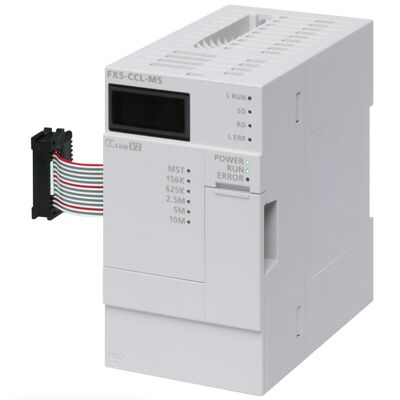 Μονάδα κύριας σύνδεσης CC-Link της Mitsubishi FX5-CCL-MS για PLC MELSEC iQ-F με 64 απομακρυσμένους σταθμούς και ταχύτητα 10 Mbps