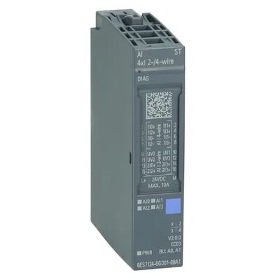 Siemens 6ES7134-6GD01-0BA1 SIMATIC ET 200SP Αναλογική μονάδα εισόδου AI 4xI 2-/4-σύρμα ST
