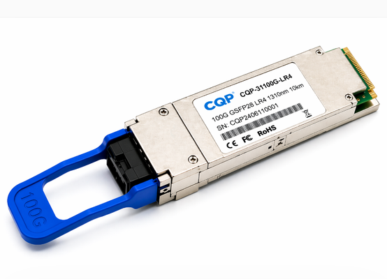CQP-31100G-LR4 100G QSFP28 LR4 Οπτικός Μετατροπέας | 10km SMF LC Module | Οπτική Λύση Μετατροπέα