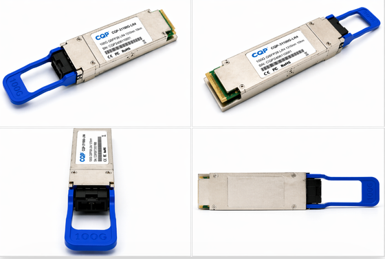 CQP-31100G-LR4 100G QSFP28 LR4 Οπτικός Μετατροπέας | 10km SMF LC Module | Οπτική Λύση Μετατροπέα