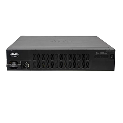 ISR4451 X K9 1 έως 2G Διάδοση συστήματος 4 WAN και LAN θύρες 4 SFP θύρες 10 Core CPU Ασφάλεια φωνής WAAS Intelligrnt WAN