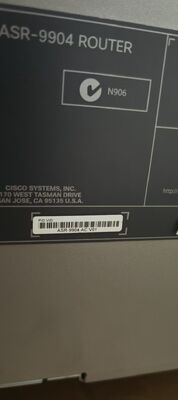 Δρομολογητής Cisco ASR-9904-AC | Πλαίσιο AC Σειράς ASR 9000
