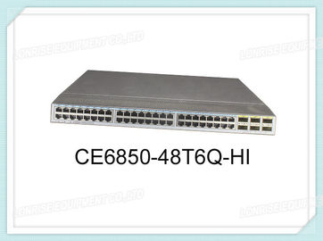 CE6850-48T6Q-HI Huawei Switch 48 θύρα 10GE RJ45 6 θύρα 40GE QSFP+ χωρίς υποστήριξη ανεμιστήρα για κανάλι ινών μέσω Ethernet