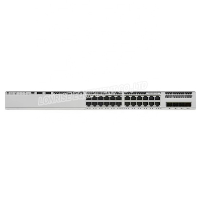 C9200l-24p-4g-ε νέο εμπορικό σήμα διακόπτης 24 δικτύων 9200 σειρών προϊόντα πρώτης ανάγκης δικτύων διακοπτών ανερχόμενων ζεύξεων λιμένων PoE+ 4