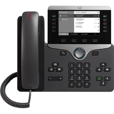 8861 τηλέφωνο IP με τη συνδετικότητα Speakerphone δικτύων Ethernet οθόνη 3,5 ίντσας