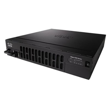 ISR4351-SEC/K9 200Mbps-400Mbps Συστημική απόδοση 3 θύρες WAN/LAN 3 θύρες SFP Πολυπυρηνική CPU 2 Slots Service Module