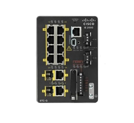 IE-2000-8TC-G-E - Βιομηχανικό Ethernet σειράς 2000 IE2000 με θύρες 8FE Copper και 2GE Combo (Lan Base) - 1588