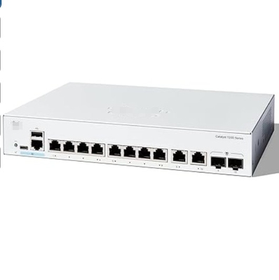 C1200-8P-E-2G Cisco Switches 8x 10/100/1000 PoE+ θύρες με 67W προϋπολογισμό ισχύος 2x Gigabit Copper/SFP Combo θύρες, Rack-mountable