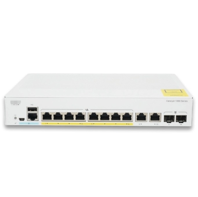 C1200-8T-E-2G Cisco Switches 8x 10/100/1000 θύρες 2x Gigabit Copper/SFP Combo Ports