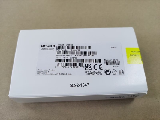 J4859D Αρούβα 1G SFP Αρούβα Πιστολήπτες Αρούβα 1G SFP LC LX 10km SMF Πιστολήπτες