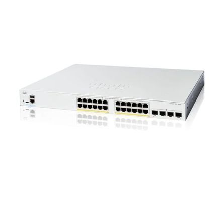 C1200-24P-4G 24x 10/100/1000 PoE+ Network Switches with 195W Power Budget 4x Gigabit SFP Rack-mountable