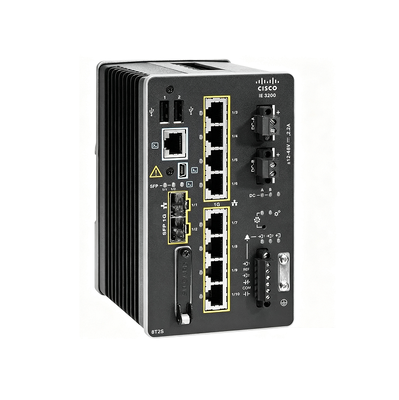 Cisco IE-3400-8T2S-E Industrial Ethernet Switch 8 Port Gigabit Managed Switch με 2x SFP Uplinks