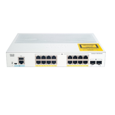 Cisco C1000-16T-2G-L Catalyst 1000 Διαχειριζόμενος διακόπτης Gigabit Ethernet 16 θυρών με 2 Gigabit SFP Uplinks | Enterprise Network Switch