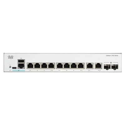 Cisco C1300-8FP-2G Catalyst 1300 8-Port PoE+ Gigabit Switch με 2 GE Combo Uplinks