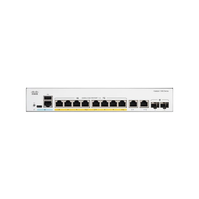 Διαχειριζόμενος διακόπτης Gigabit 8 θυρών Cisco C1300-8T-E-2G Catalyst 1200 με 2G Combo Uplinks